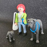 Playmobil Frau mit Deutscher Dogge und Welpe Nordrhein-Westfalen - Hamm Vorschau