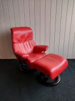 Stressless Leder Sessel Dream M mit Hocker Rot Niedersachsen - Osnabrück Vorschau