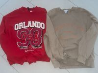 2 x H&M Pullover Sweatshirt Amisu Set M Rot und Beige Doppelpack Niedersachsen - Hammah Vorschau