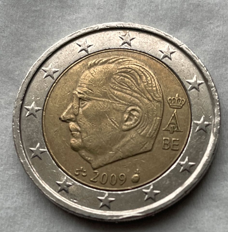 2€ Münze Belgium König Albert II in Düren