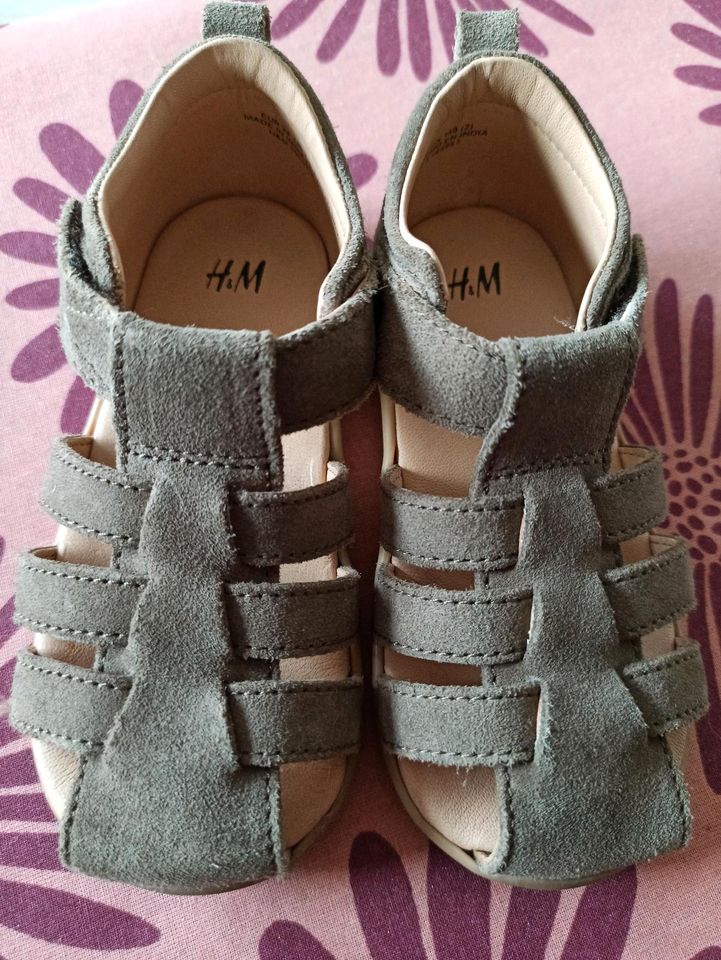 H&M Wildleder Schuhe Sandalen Baby Premium Selection Gr. 24 Neu in Essen