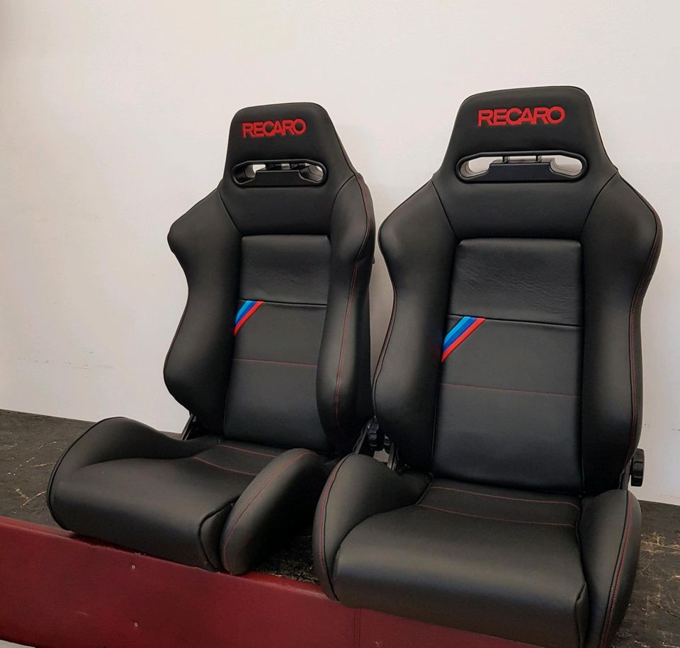 2 König Sportsitze ABE Lehne klappbar Carbon Optik mit Route ( kein Recaro  )