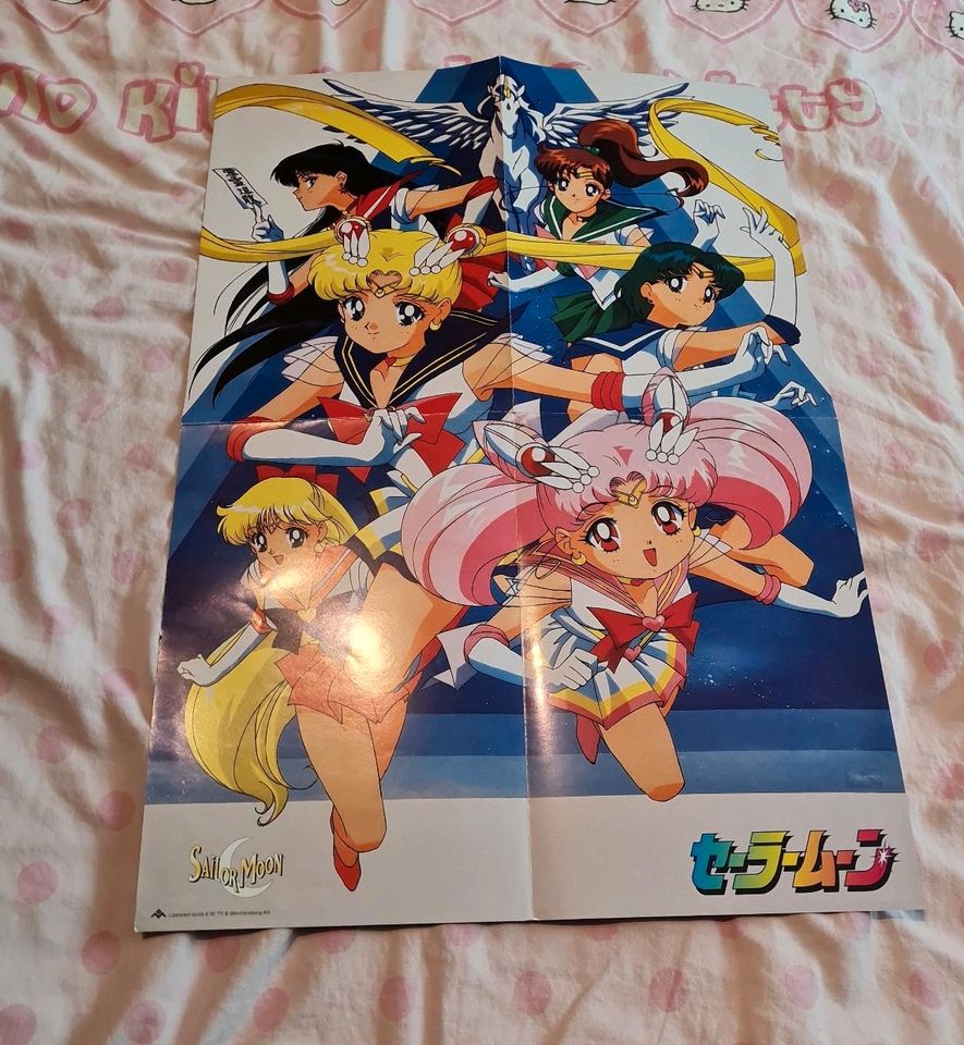 3 alte sailor moon Poster Raritäten anime manga in Krefeld