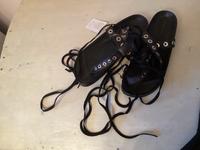 Neu Bindesandalen Leder Gr 40 Schwarz Zara Sandalen Neu Flip Flop Düsseldorf - Flingern Nord Vorschau