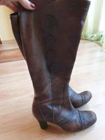 Stiefel Echtleder Braun Gr. 39 Sachsen - Hainewalde Vorschau