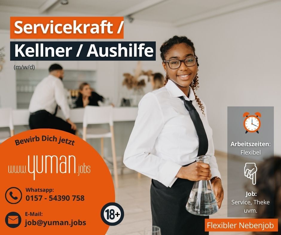 #Aushilfe #Servicekraft #Kellner (m/w/d) #Hotel #14€ #Düsseldorf in Leipzig