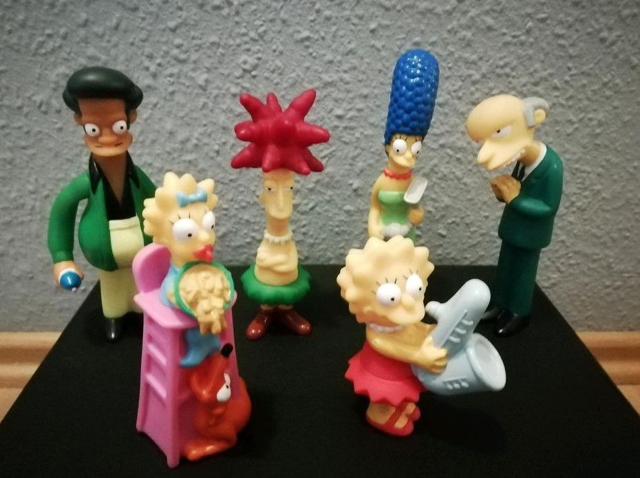 Simpsons Figuren Burger King Rare Sammeln Selten Figuren Limited in Berlin