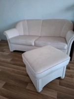 Beiges Sofa mit Hocker Wuppertal - Langerfeld-Beyenburg Vorschau