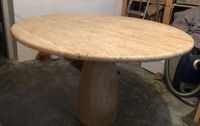 Runder Tisch "Finale" aus Travertin im zeitlosen Design, wie neu Baden-Württemberg - Schorndorf Vorschau