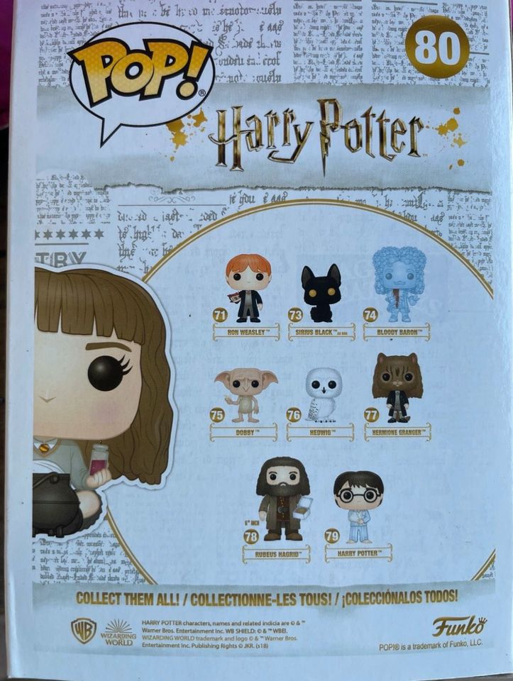 Funko Pop Harry Potter Hermine Nr. 80 Vielsafttank exklusive in Heusweiler