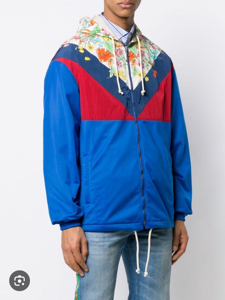 Gucci Garden Flower Windbreaker Jacket L in Dachau