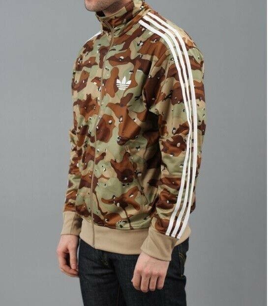 Adidas Firebird Jacke Camo Track Top Camouflage Jacket Choco Chip in Hamburg