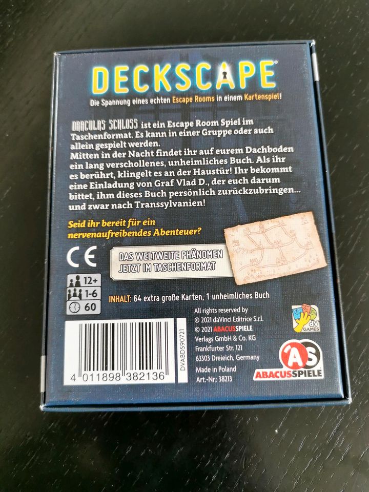 Deckscape / Rätselspiel / Escape in OT Ubstadt