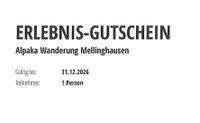 Jochen Schweizer Gutschein Alpaka Wanderung 12/2026 Rheinland-Pfalz - Germersheim Vorschau