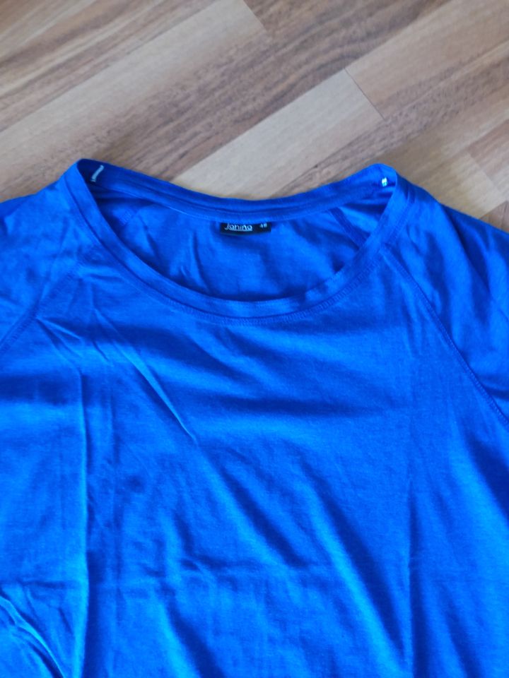 Shirt, 3/4 Arm, Gr. 48, blau, royalblau in Ense