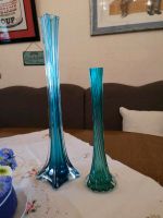 Vase schlank blau türkis Vintage 1960 Soliflore Nordrhein-Westfalen - Kamp-Lintfort Vorschau