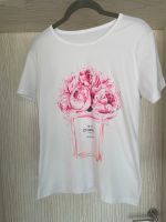 T-Shirt Shirt weiß Blumen Parfumflakon S Baden-Württemberg - Ulm Vorschau