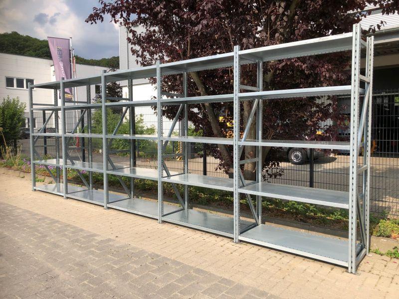 Schäfer 4,44 m lang Lagerregal R7000 Fachbodenregal 60 cm tief in Eitorf