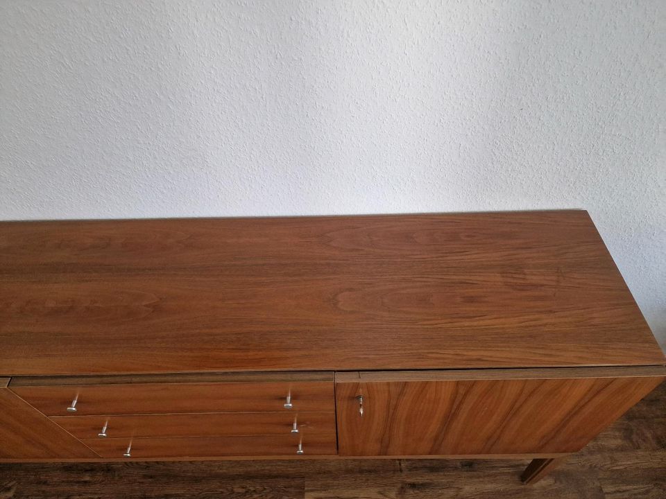 Große Mid Century Sideboard Kommode Schrank vintage retro 50er in Meerbusch