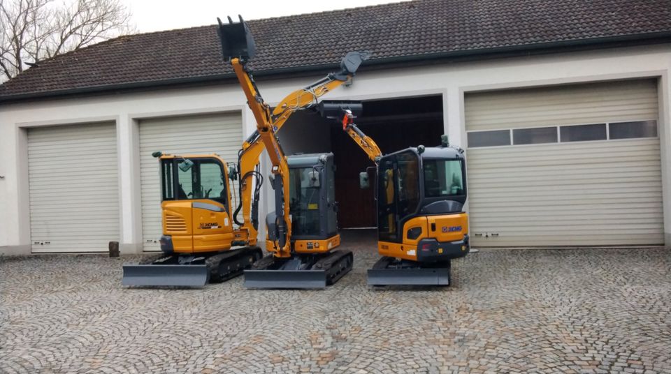 Baumaschinenvermietung Bagger Lader Rüttelplatte Stampfer Dumper in Neuhaus am Inn