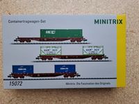 Minitrix 15072 Containertragwagen-Set Rs, 3-teilig, NEU Niedersachsen - Hildesheim Vorschau