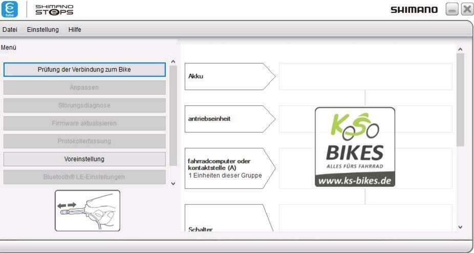 Shimano Steps Diagnose Service Update Inspektion E-Bike Pedelec in Bottrop