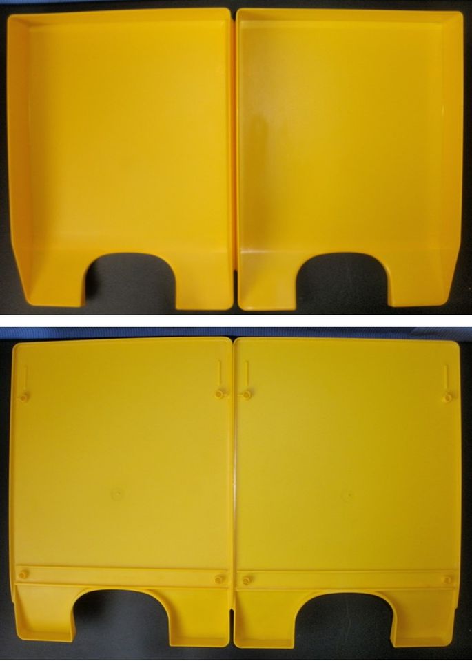 5 St. Briefablagen für Format A4, gelb, 4 x Leitz + 1 x HAN in Waldbüttelbrunn