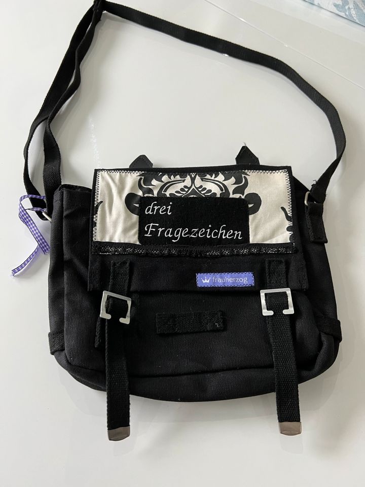 Handtasche handmade von Frau Herzog drei Fragezeichen in Westerrönfeld