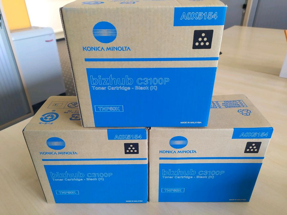 Original Konica Minolta TNP50K Toner schwarz in Bamberg