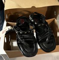 A.S.98 Airstep Gr.39 Sandale Schwarz Leder neu Nordrhein-Westfalen - Waltrop Vorschau