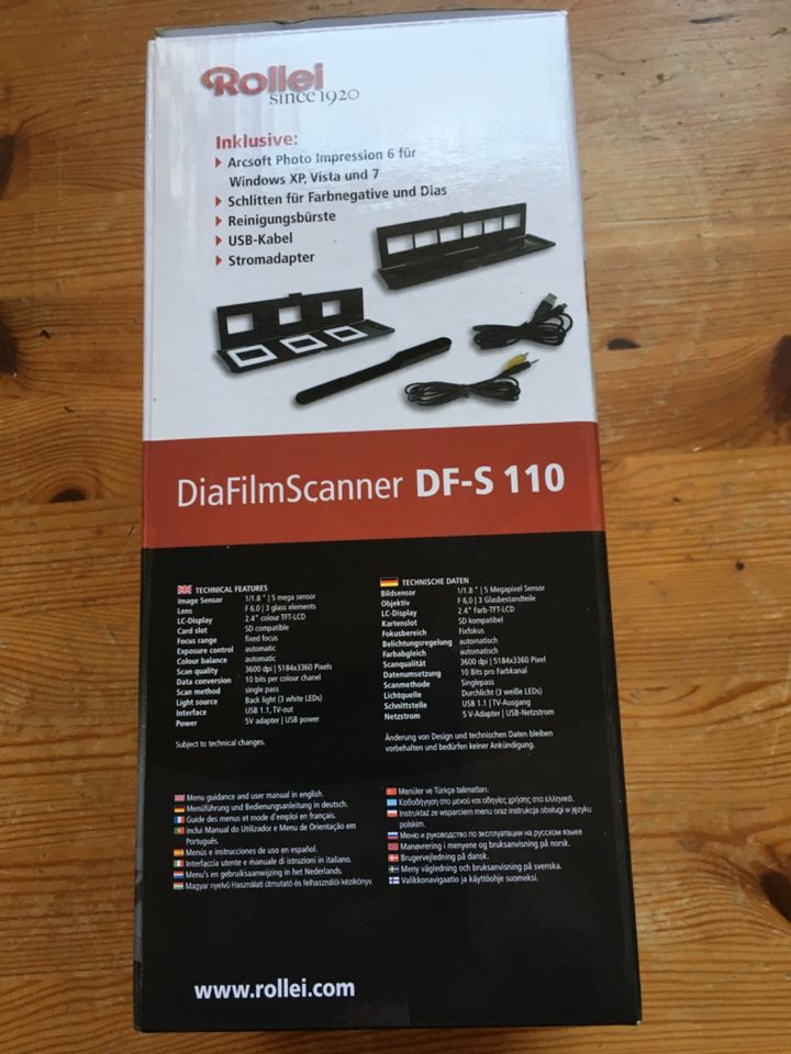 Rollei DiaFilmScanner DF-S 110 in Ludwigshafen