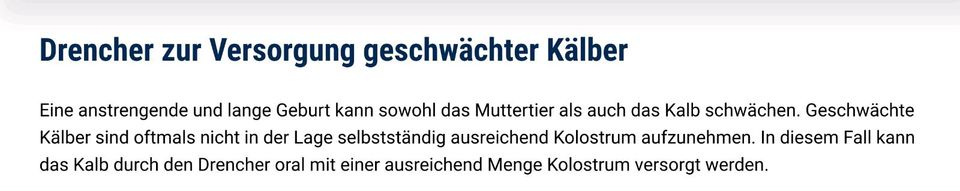 Drenchflasche für Kälber 2,5 Liter in Detern