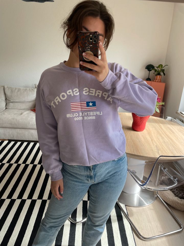 Topshop Sweater Hoodie Vintage Lila Flieder M in Kiel