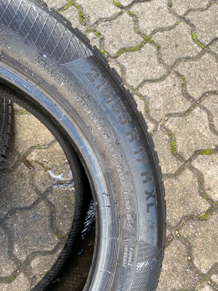 2stück 215/55R17 98H CONTINENTAL WINTERCONTACT TS850P in Stockstadt a. Main