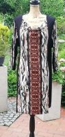 schwarz / braunes Jersey Kleid mit 3/4 Arm in Gr. 48 Emsbüren - Listrup Vorschau