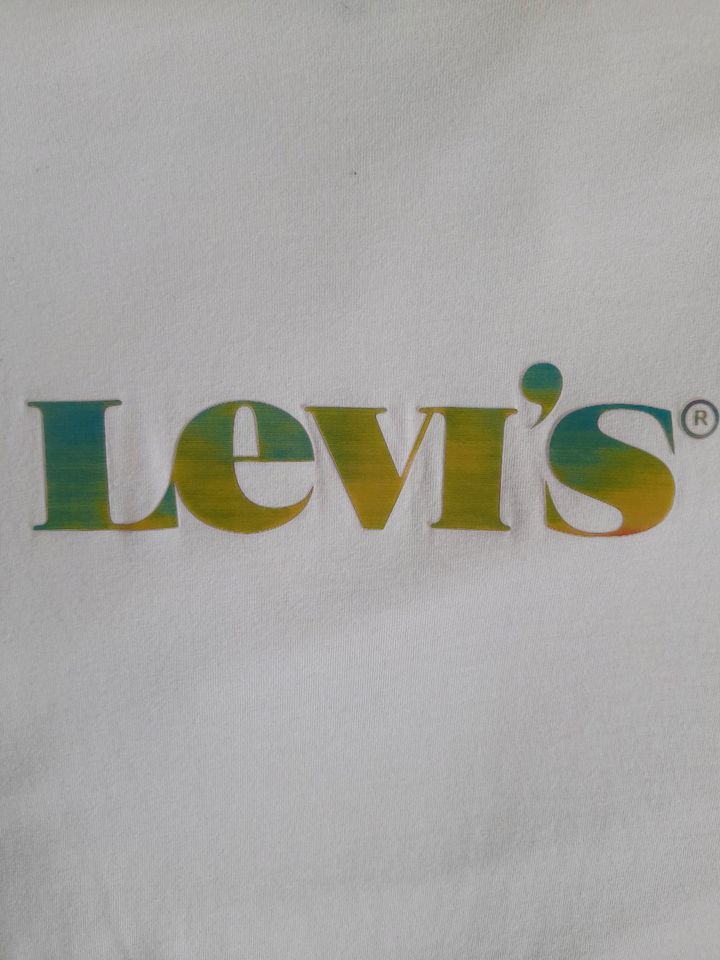 Levis Tshirt weiß L in Freinsheim