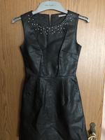 Lederkleid mit Perlen, Gr 34 Bayern - Schalkham Vorschau