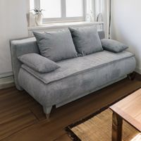 Schlafsofa Schlafcouch Couch Sofa Bettfunktion Bettkasten Kissen Nordrhein-Westfalen - Beelen Vorschau