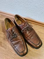✖️ GEOX Herren Echtlederschuh in Caramel Braun in Gr. 46 Bayern - Wemding Vorschau