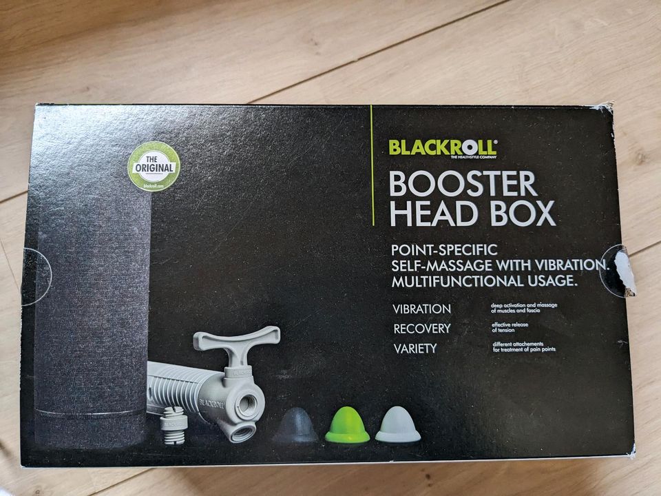 BLACKROLL BOOSTER HEAD BOX - Vibrations-Massage dank Vibration in Büdingen
