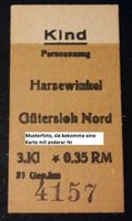 Teutoburger Wald Eisenbahn 3 edmondsonsche Fahrkarten siehe Text Nordrhein-Westfalen - Gütersloh Vorschau