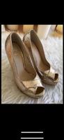 Plateau Peeptoe-Schuhe Gold Hessen - Witzenhausen Vorschau