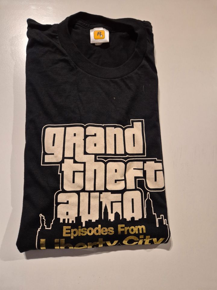 T-Shirt GTA Episodes from Liberty City Gr. L schwarz in Verl