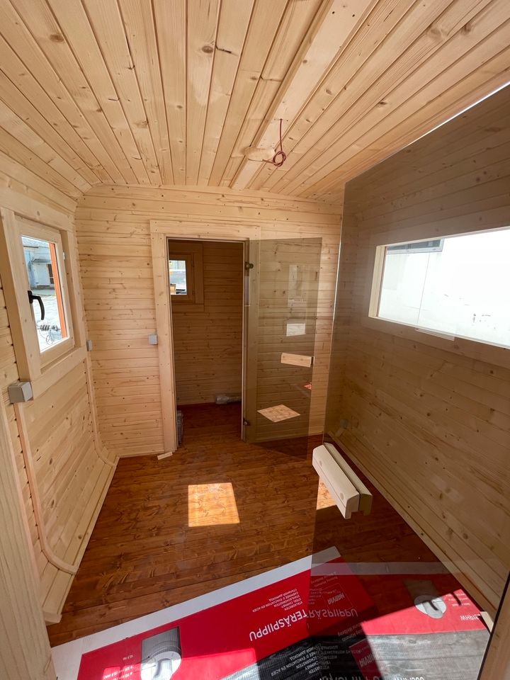 Tinyhouse Gartenhaus 600cm mit Holzofen in Wandlitz