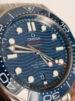 Omega Seamaster blau Keramik Lünette neues 42 Stahl FullSet Titan Bayern - Hagelstadt Vorschau