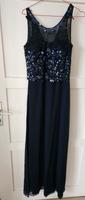 wunderschönes blaues Abendkleid 32-34 blau mit Pallietten Bayern - Selb Vorschau