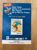 Tintin Webeblatt für „Fête du Timbre“ Jahr 2000 Hessen - Darmstadt Vorschau