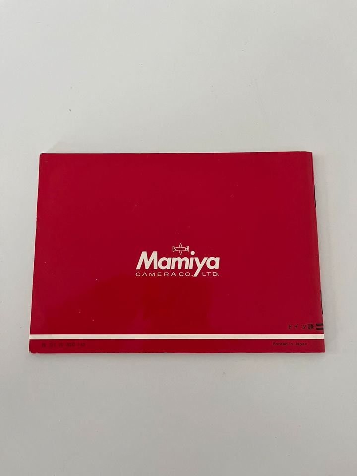 Mamiya M645 1000s Anleitung Handbuch Bedienungsanleitung in Ludwigsburg