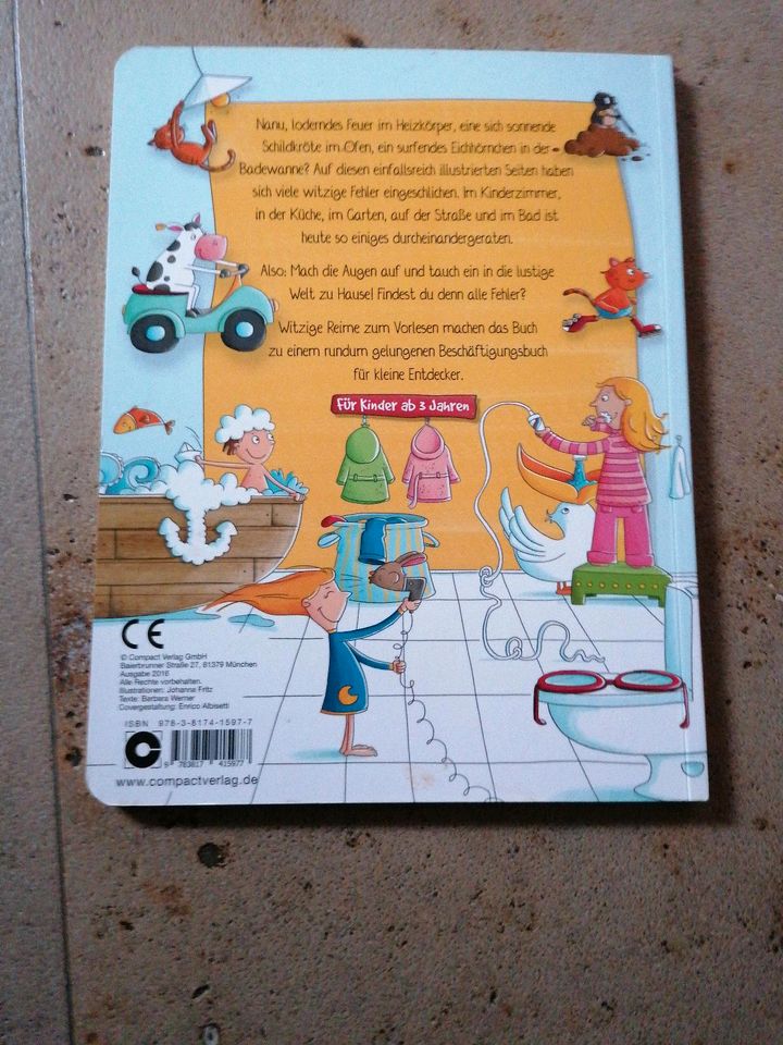 Kinderbuch-Bei mir zu Hause was stimmt hier nicht, Rätselbuch in Dietfurt an der Altmühl