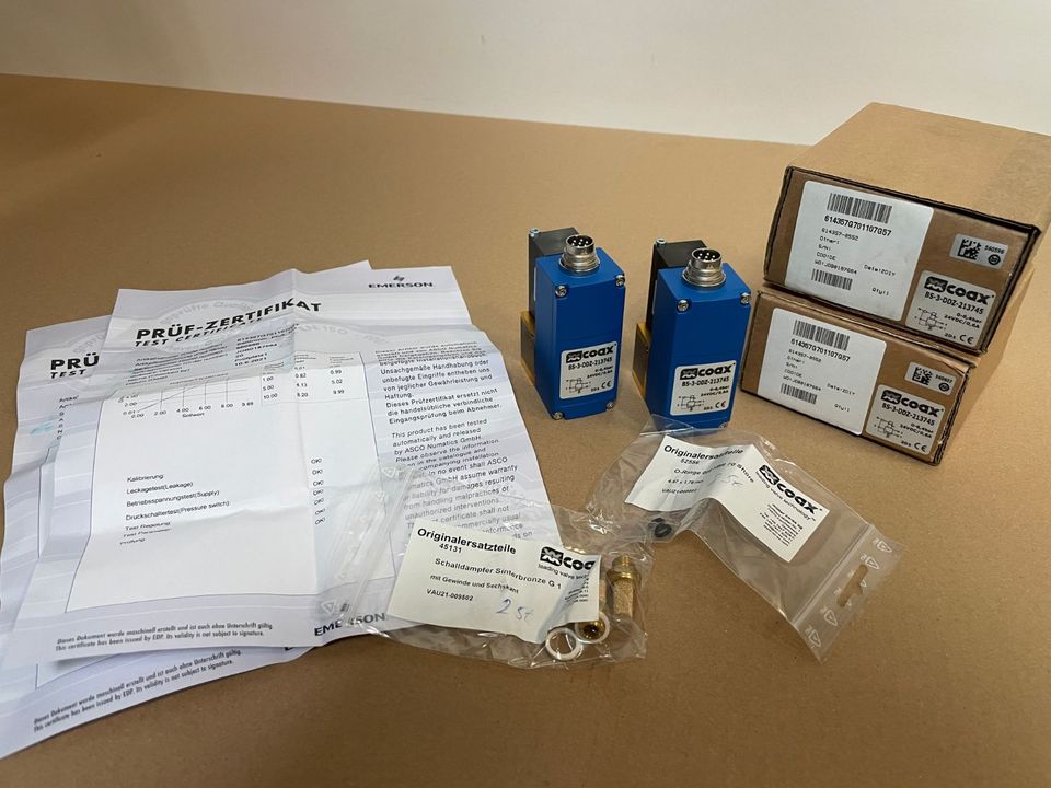 2x coax BS-3-DDZ-213745 Proportionalventil in Trittau